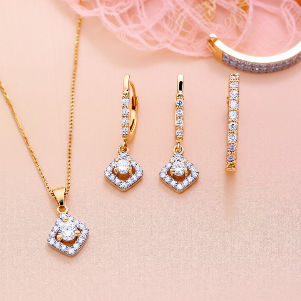Collection of fine jewelry including rings, necklaces, and bracelets